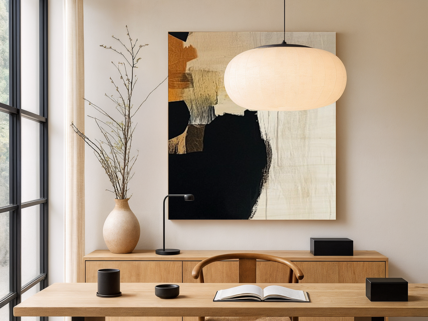 Eclipse of Shadows Wooden Wall Art