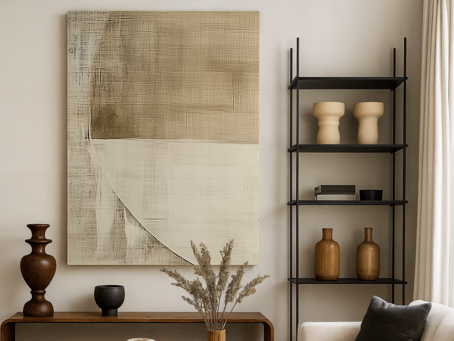 Golden Horizon Wood Wall Art
