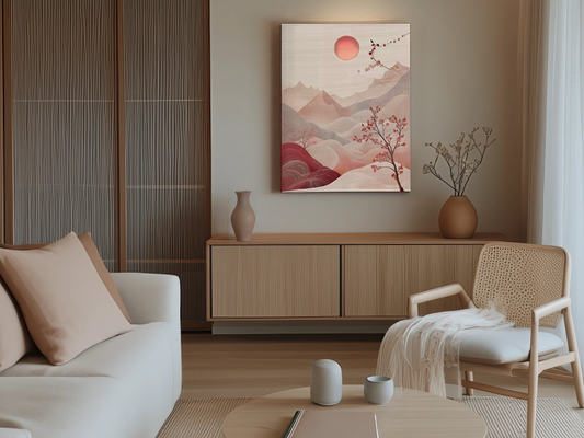 Ethereal Bloom Wooden Wall Art