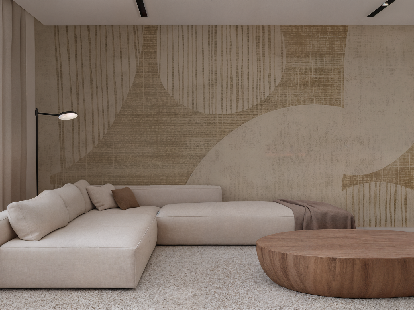 Wabi-Sabi Circle Wallpaper