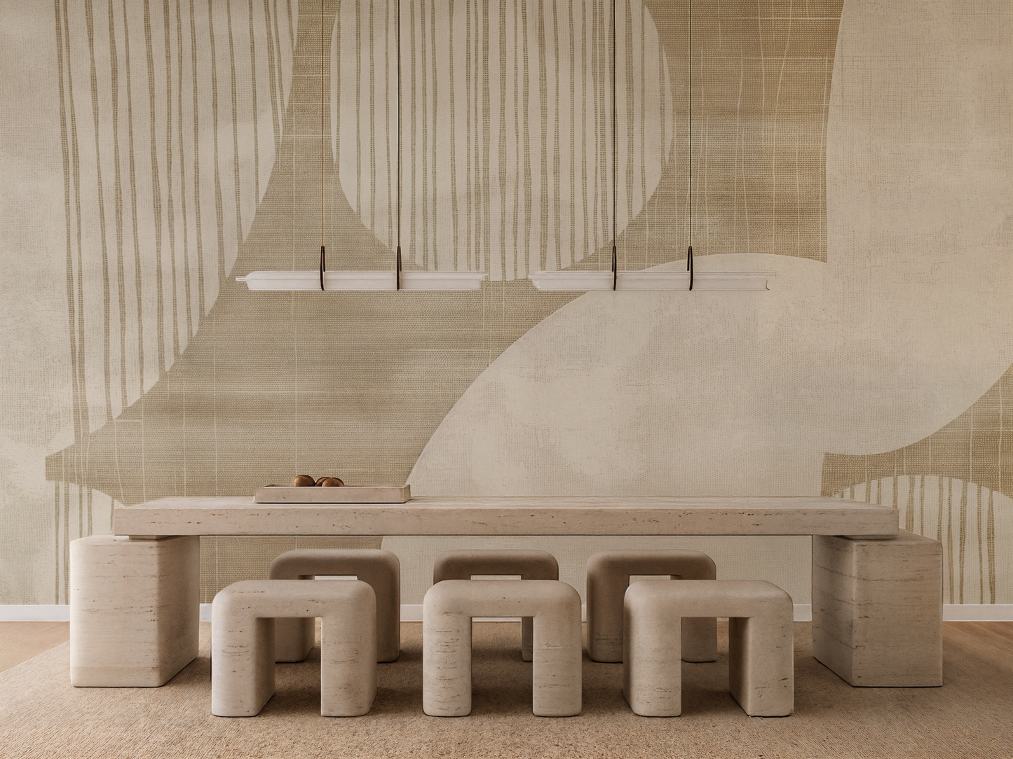 Wabi-Sabi Circle Wallpaper