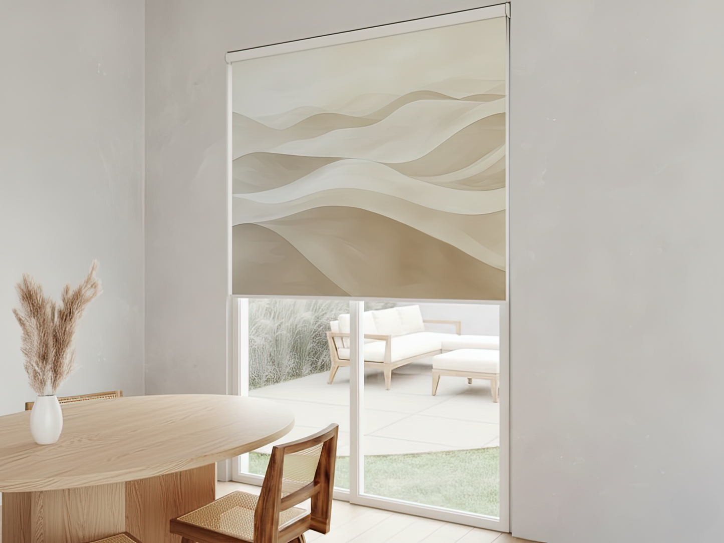 Zen Dunes Fabric Roller Blind