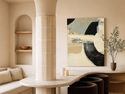 Intersecting Echoes Wooden Wall Art