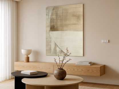 Golden Horizon Wood Wall Art