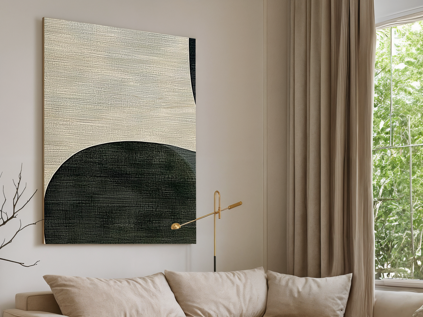 Emerald Drift Wood Wall Art