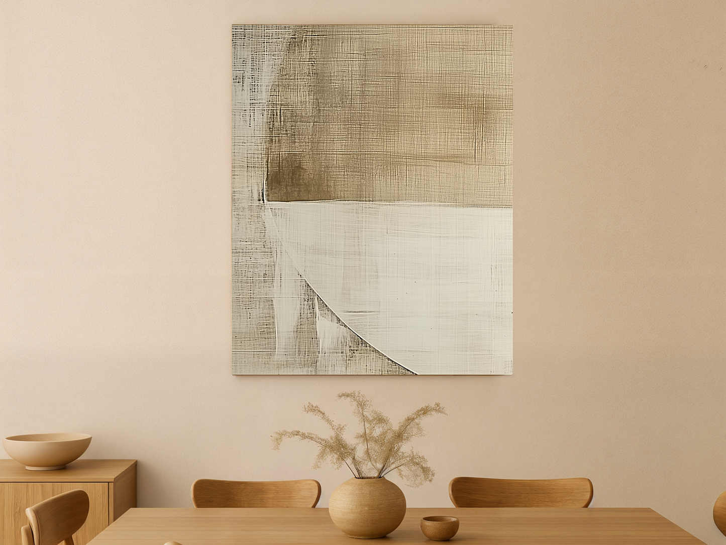 Golden Horizon Wood Wall Art