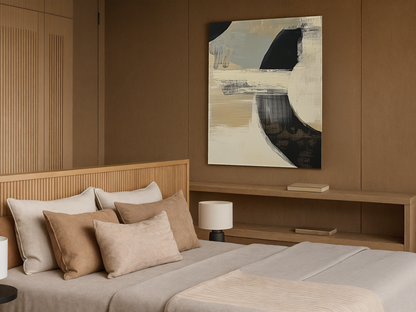 Intersecting Echoes Wooden Wall Art