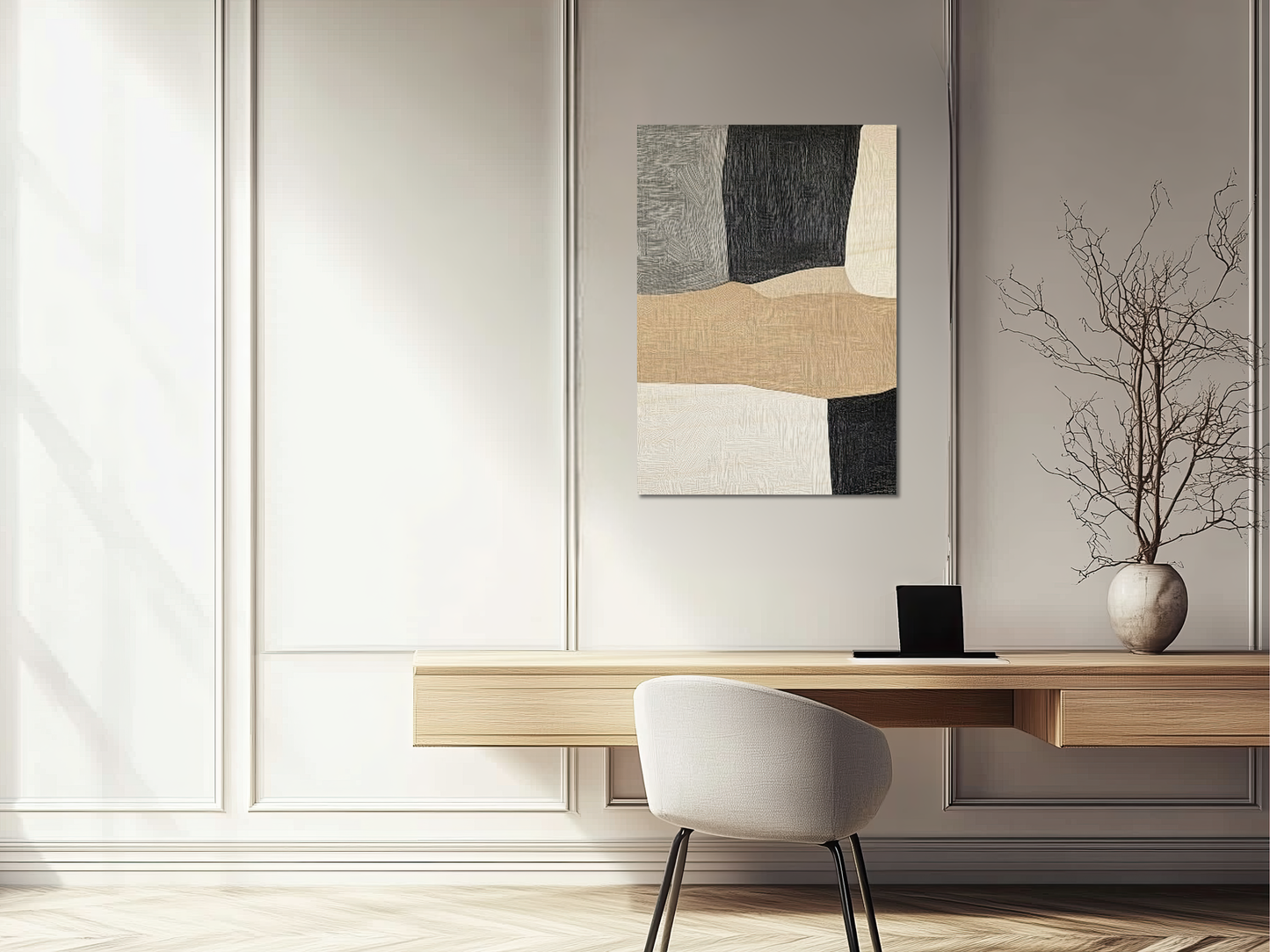 Elemental Harmony Wooden Wall Art