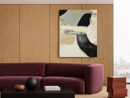 Intersecting Echoes Wooden Wall Art