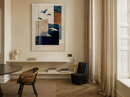 Hakanai Wings Wooden Wall Art
