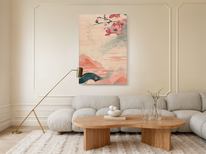 Sakura Serenity Wooden Wall Art