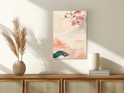 Sakura Serenity Wooden Wall Art