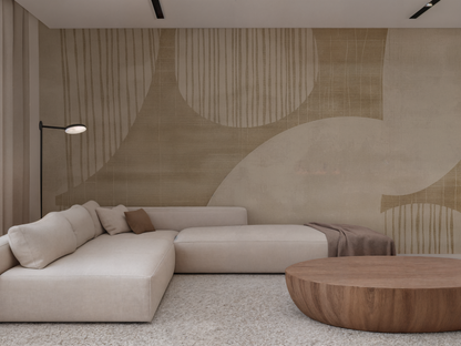 Wabi-Sabi Circle Wallpaper